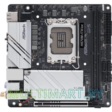 Материнская плата ASRock H670M-ITX/AX